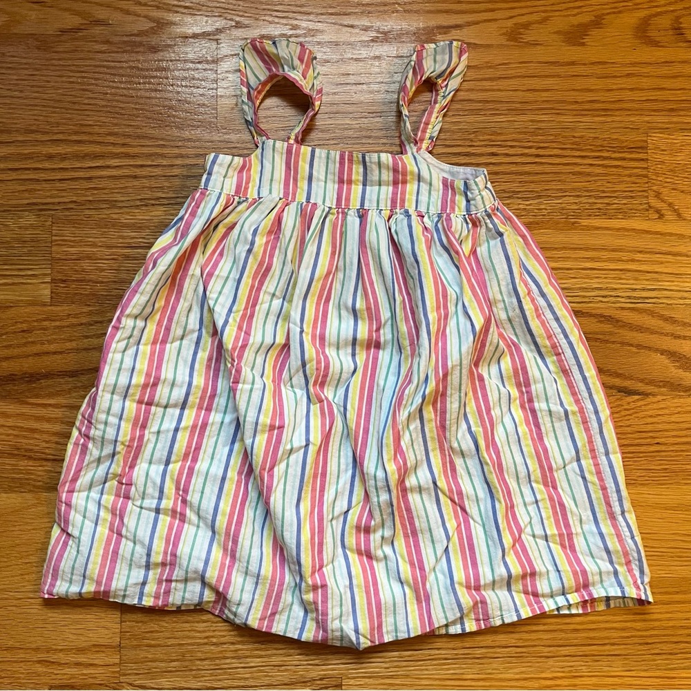 Baby Gap rainbow stripe baby doll style dress size 4T